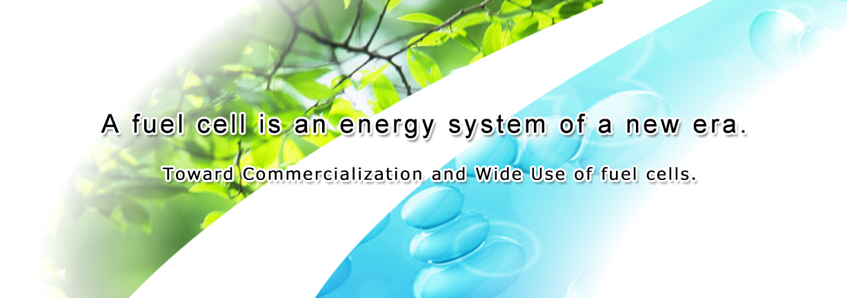 A fuel cell is an energy system of a new age. 